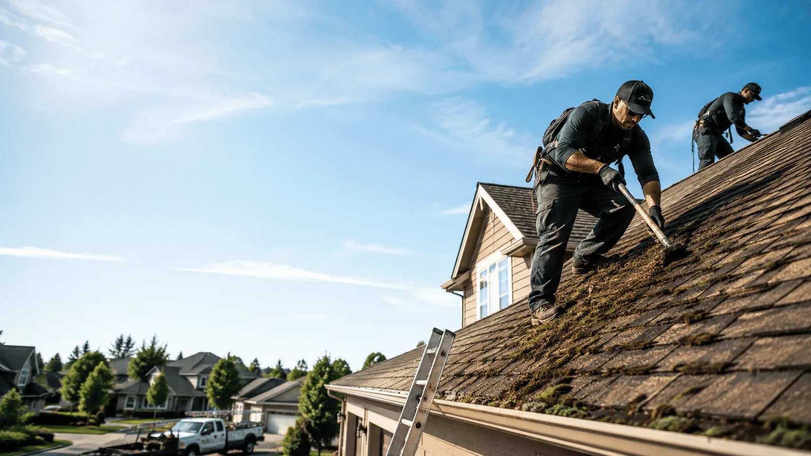 Roof Moss Removal in Deerbrook, WI near me